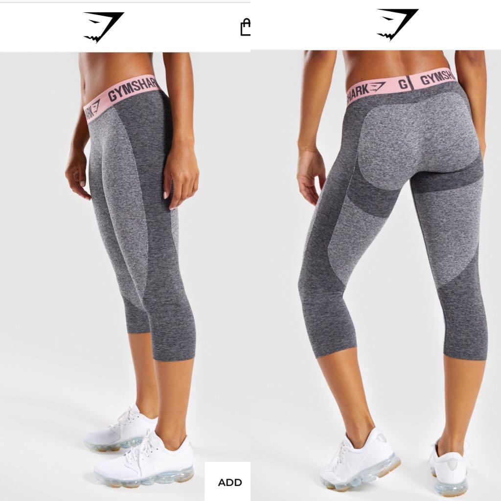 Gymshark 7/8 Leggings in Charcoal (S), Women's Fashion, Activewear on  Carousell