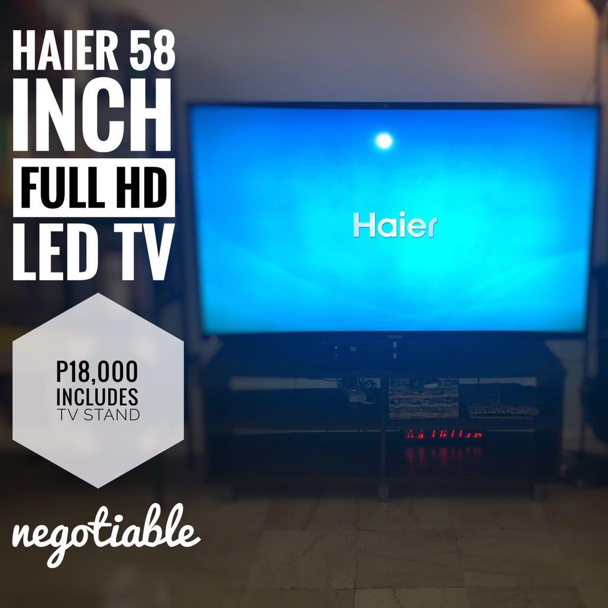 Haier 58 Inch Full HD LED TV, TV & Home Appliances, TV & Entertainment ...