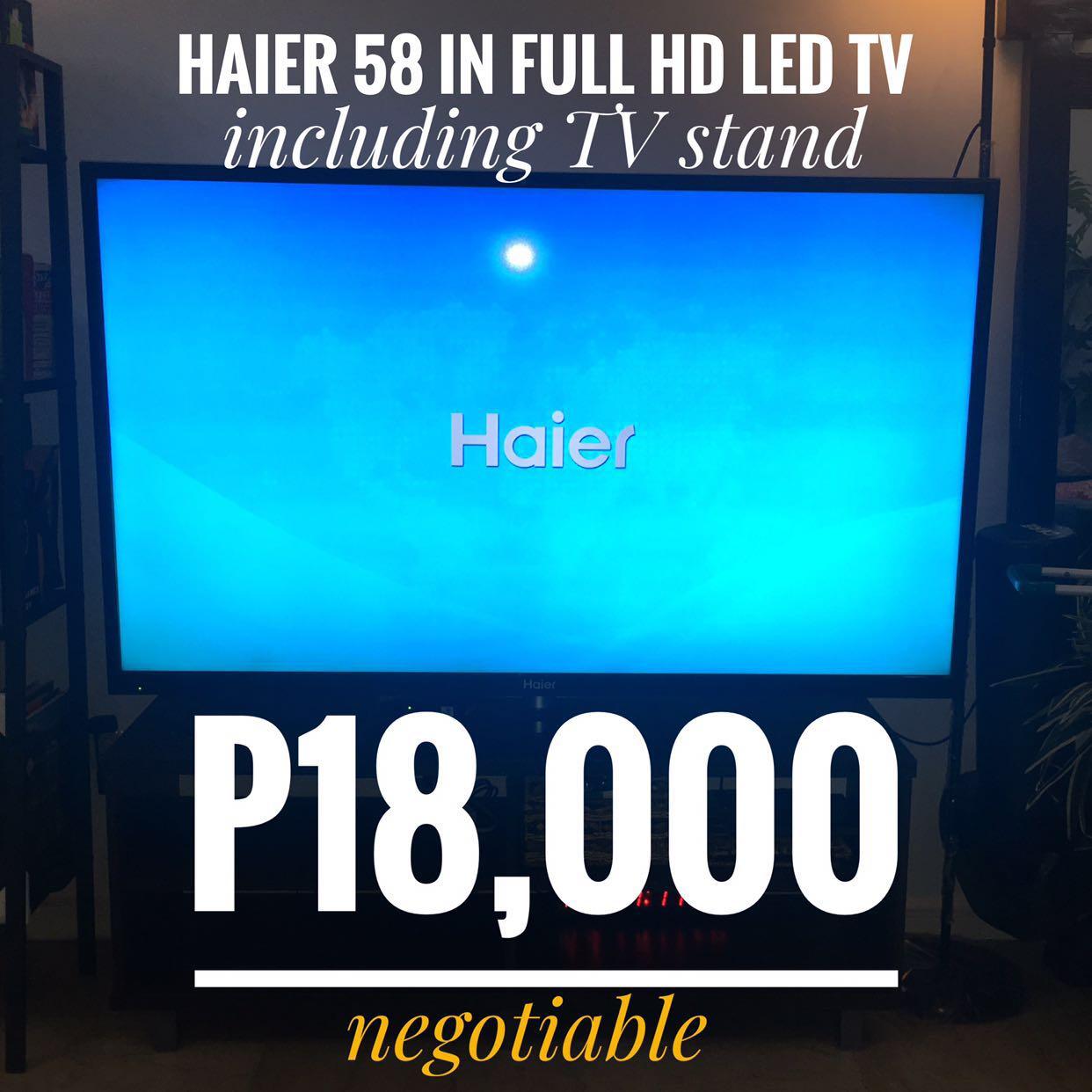 Haier 58 Inch Full HD LED TV, TV & Home Appliances, TV & Entertainment ...