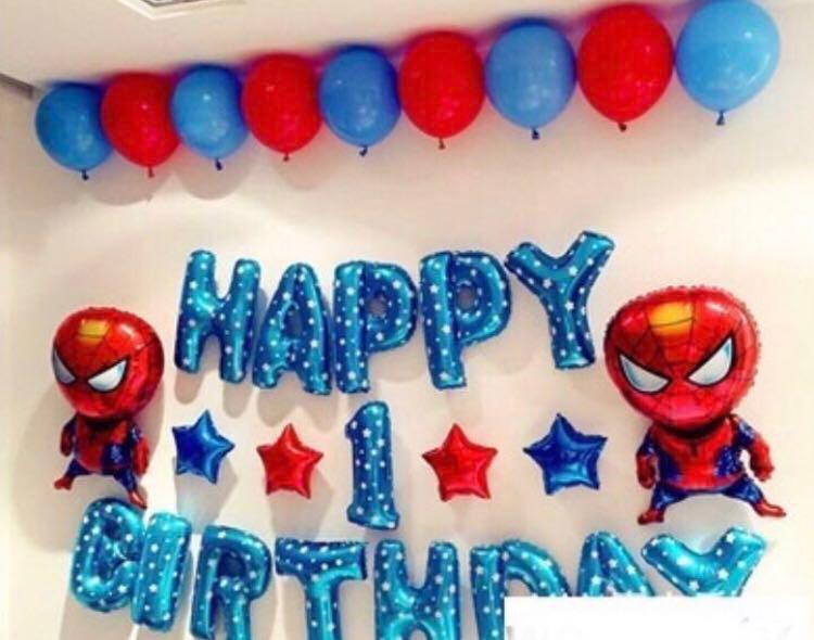 Happy birthday decoration set with number (Spiderman), Hobbies & Toys,  Stationery & Craft, Occasions & Party Supplies on Carousell