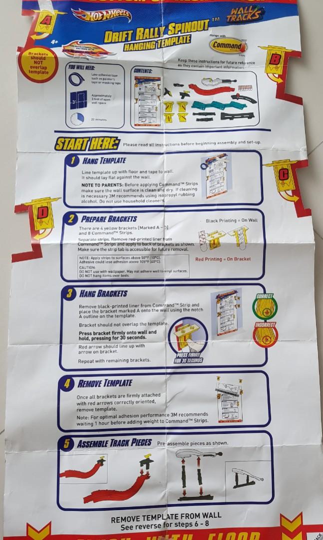 hot wheels wall tracks instructions