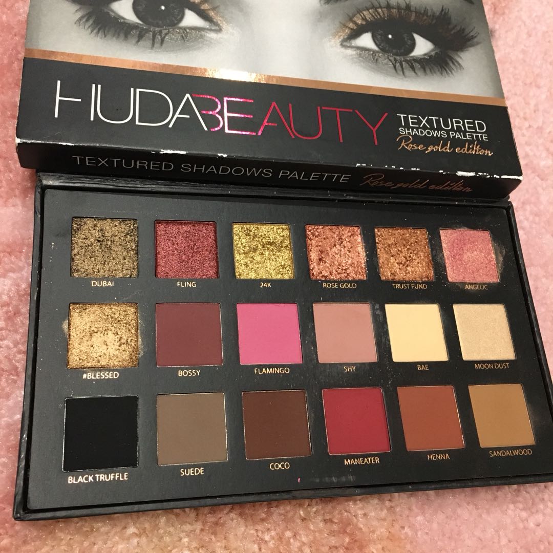 Huda Beauty Rose Gold Palette Health Beauty Makeup On Carousell