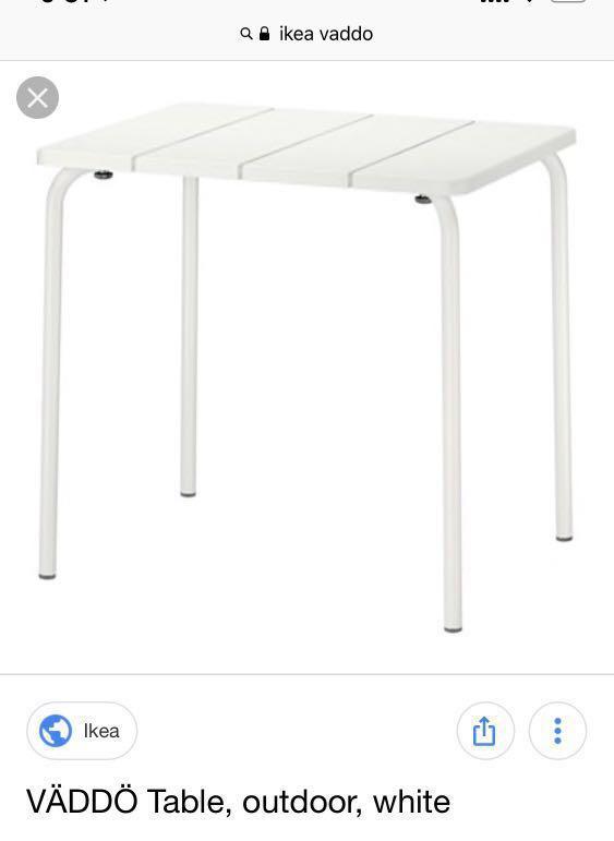 Ikea Vaddo Table Furniture Tables Chairs On Carousell