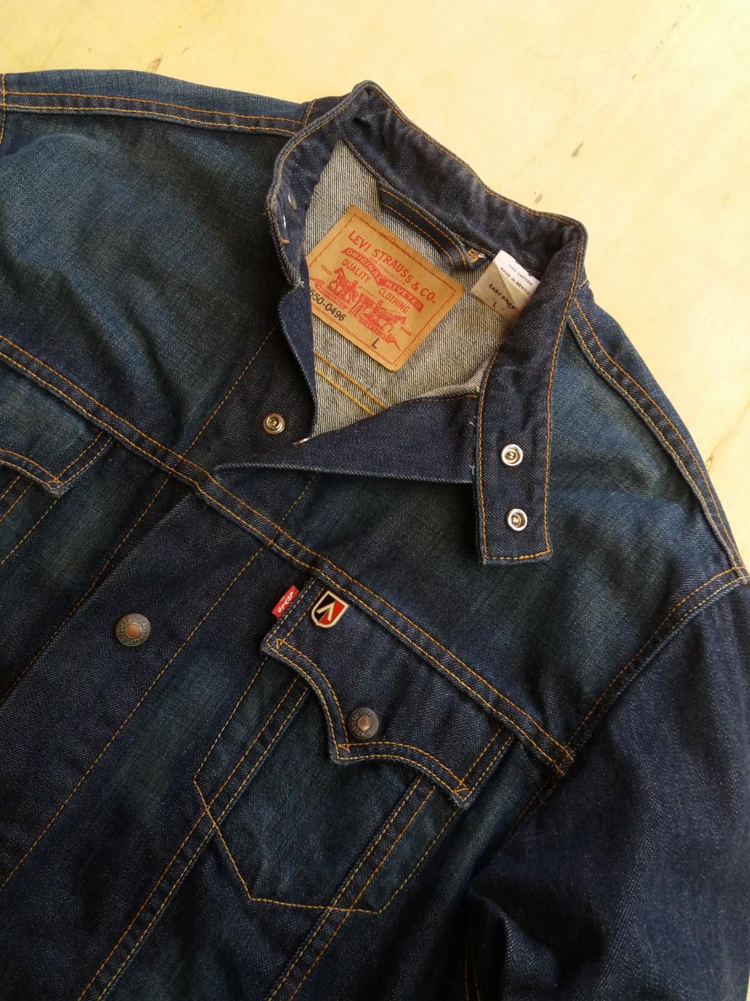 Jacket jeans levis denim original type easy riders mexico, Fesyen Pria,  Pakaian , Atasan di Carousell