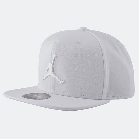 jordan white cap