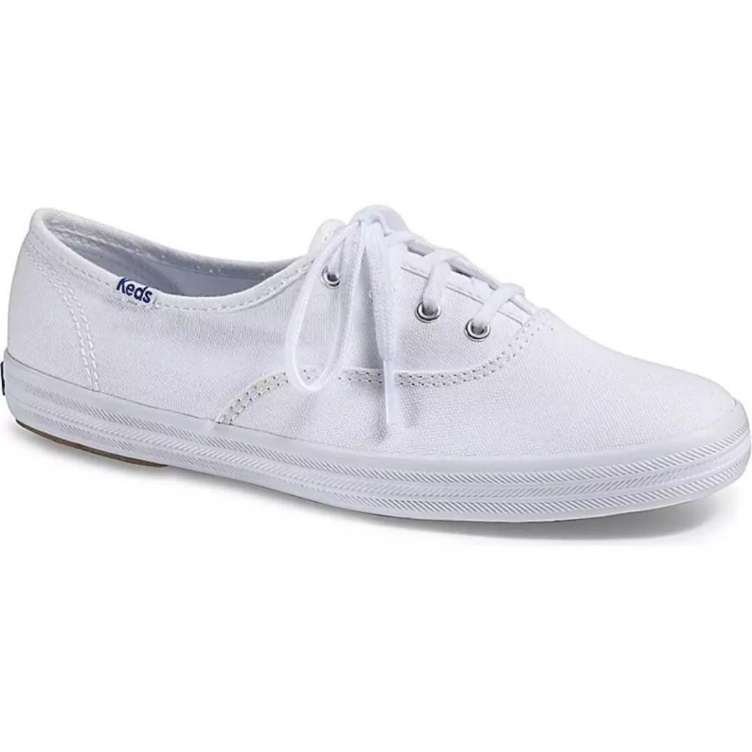 Keds Champion Originals White Canvas Sneaker Luxury Sneakers Footwear on Carousell