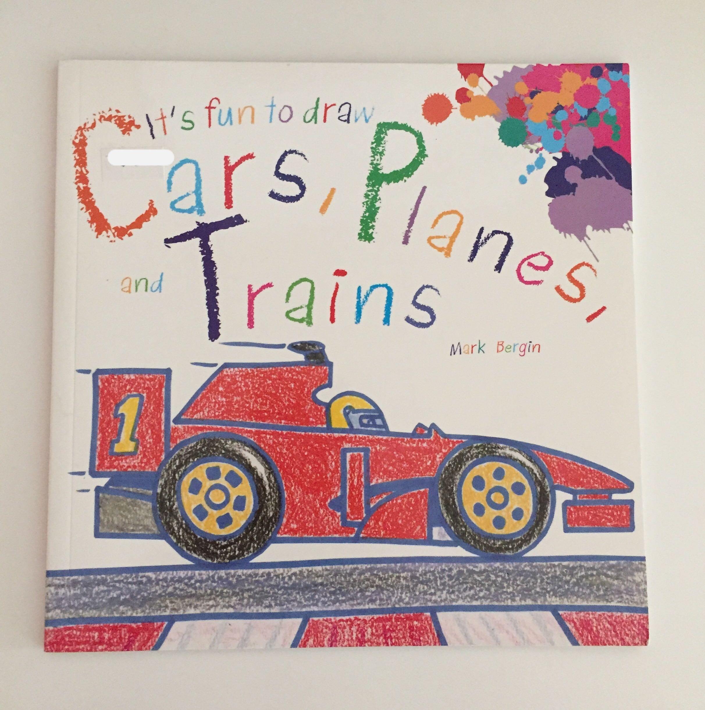 Learn To Draw Cars Planes And Trains Books Stationery
