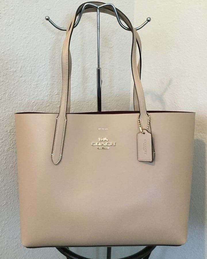 C O A C H Leather Avenue Tote Shoulder Bag