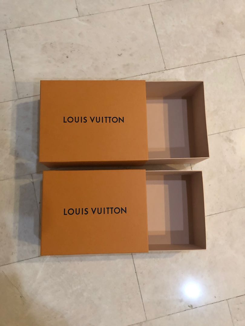 LV shoe box for men's and women's, Luxury, Sneakers & Footwear on