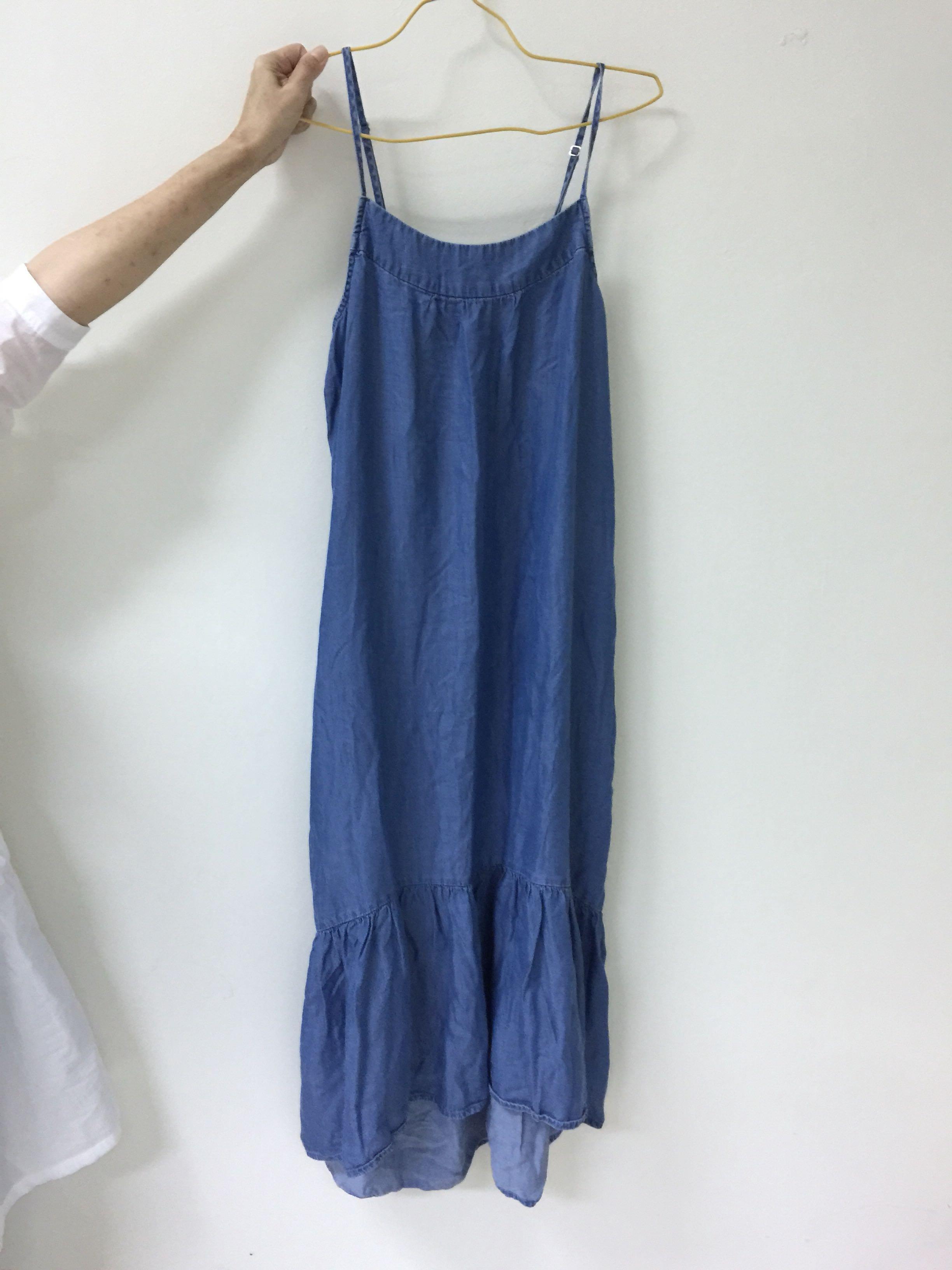 soft jean dress