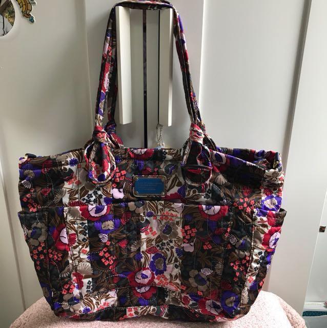 Marc Jacobs Pretty Nylon Wallpaper Floral Diaper Bag Babies Kids Bathing Changing Diapers Baby Wipes On Carousell