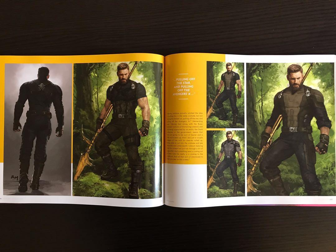 Marvel Studios Avengers Infinity War The Art of the Movie Hardcover Concept Art Book, Hobbies