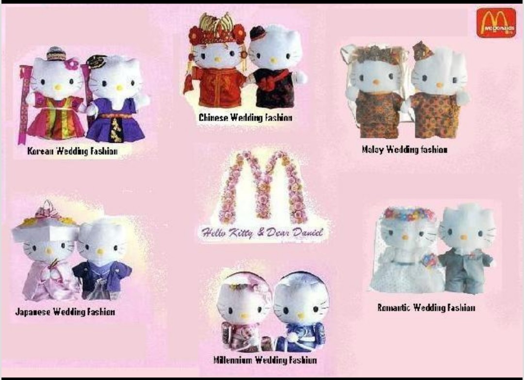 hello kitty and dear daniel mcdonalds wedding