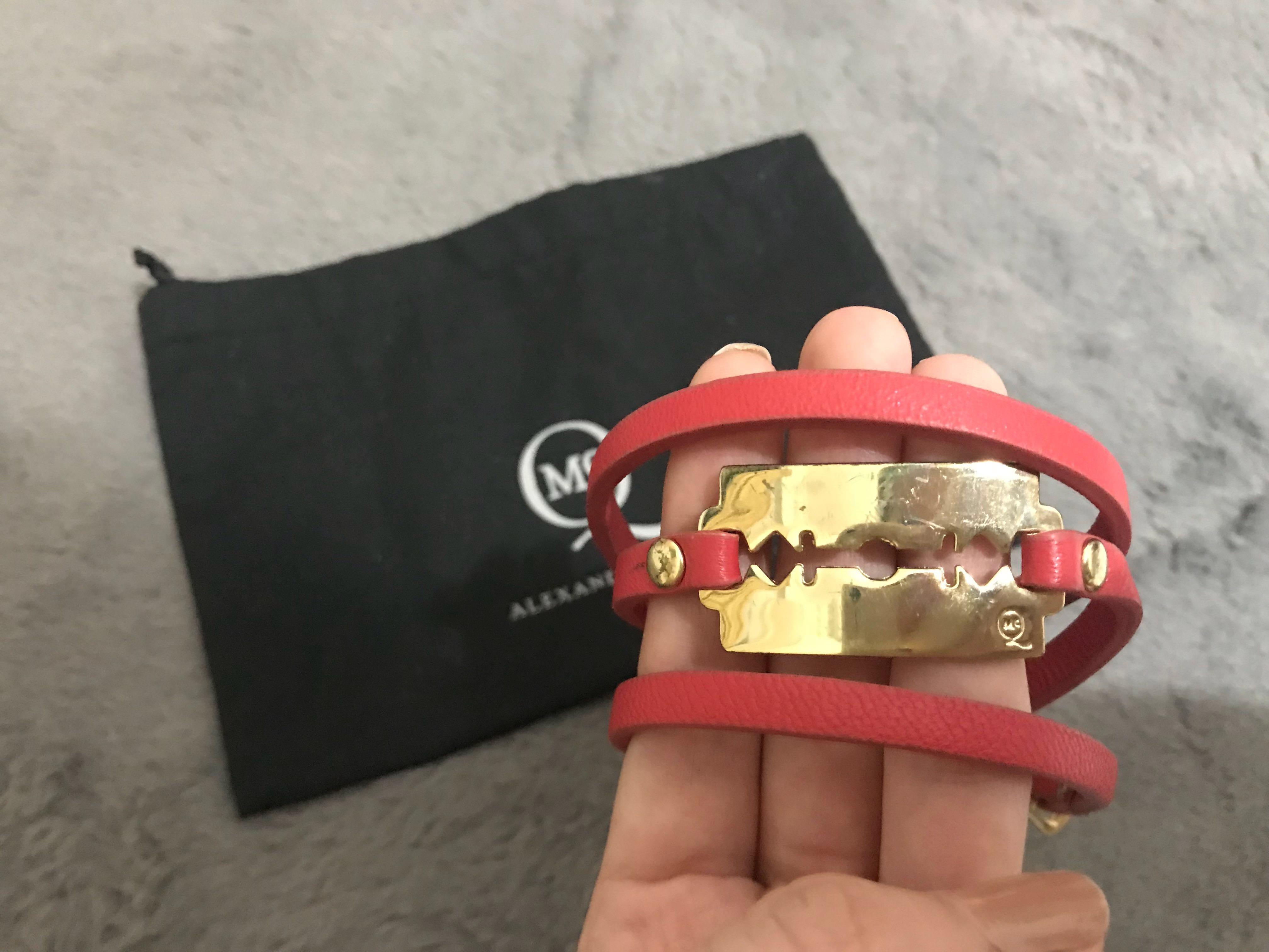 Alexander mcqueen outlet razor bracelet