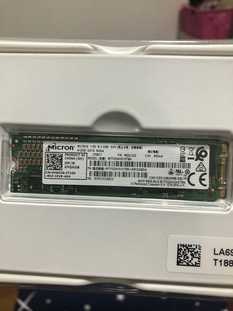 Micron M.2 SSD, Computers & Tech, Parts & Accessories, Hard Disks ...