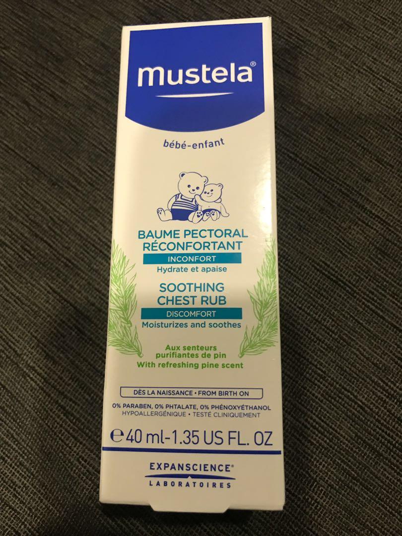 mustela soothing chest