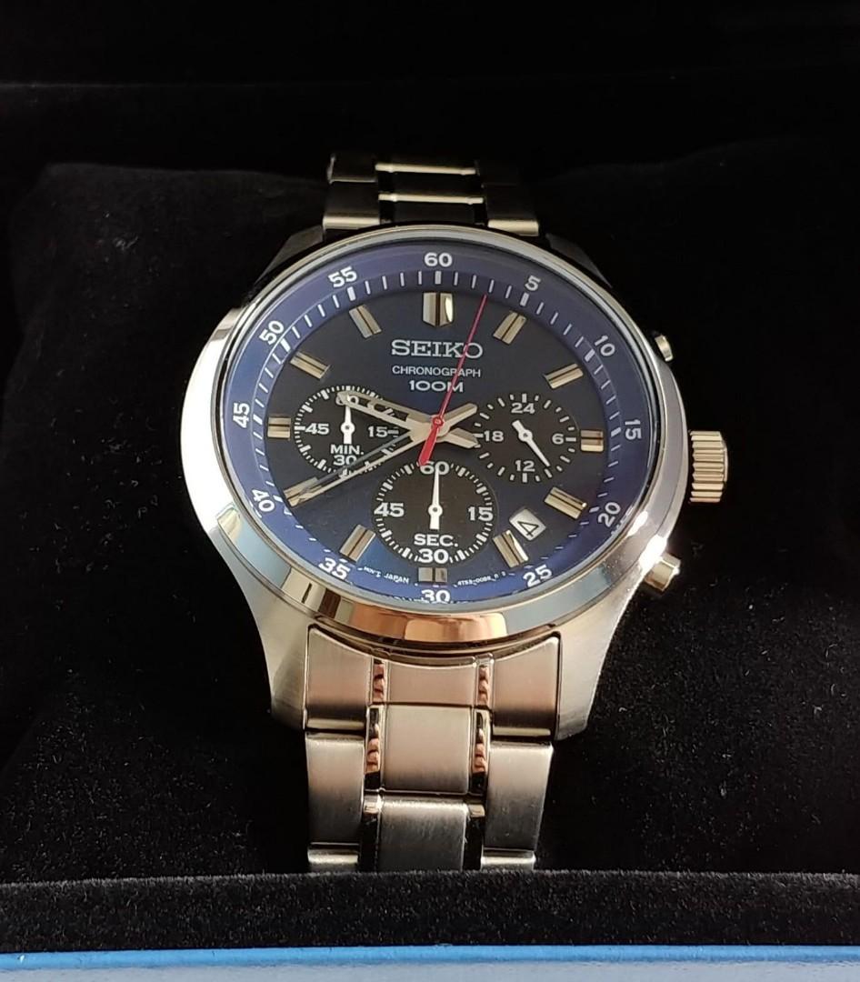 Seiko Chronograph watch, Men's Fashion, Watches & Accessories, Watches on  Carousell