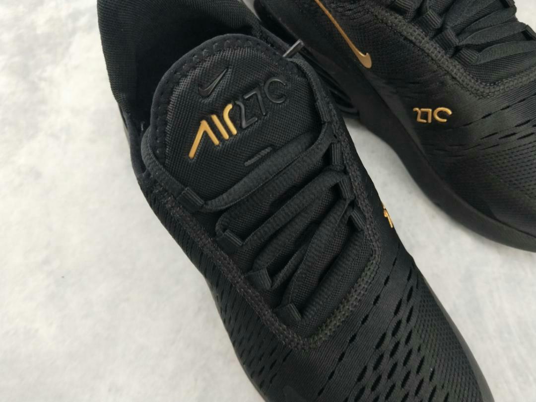 270 nike black and gold