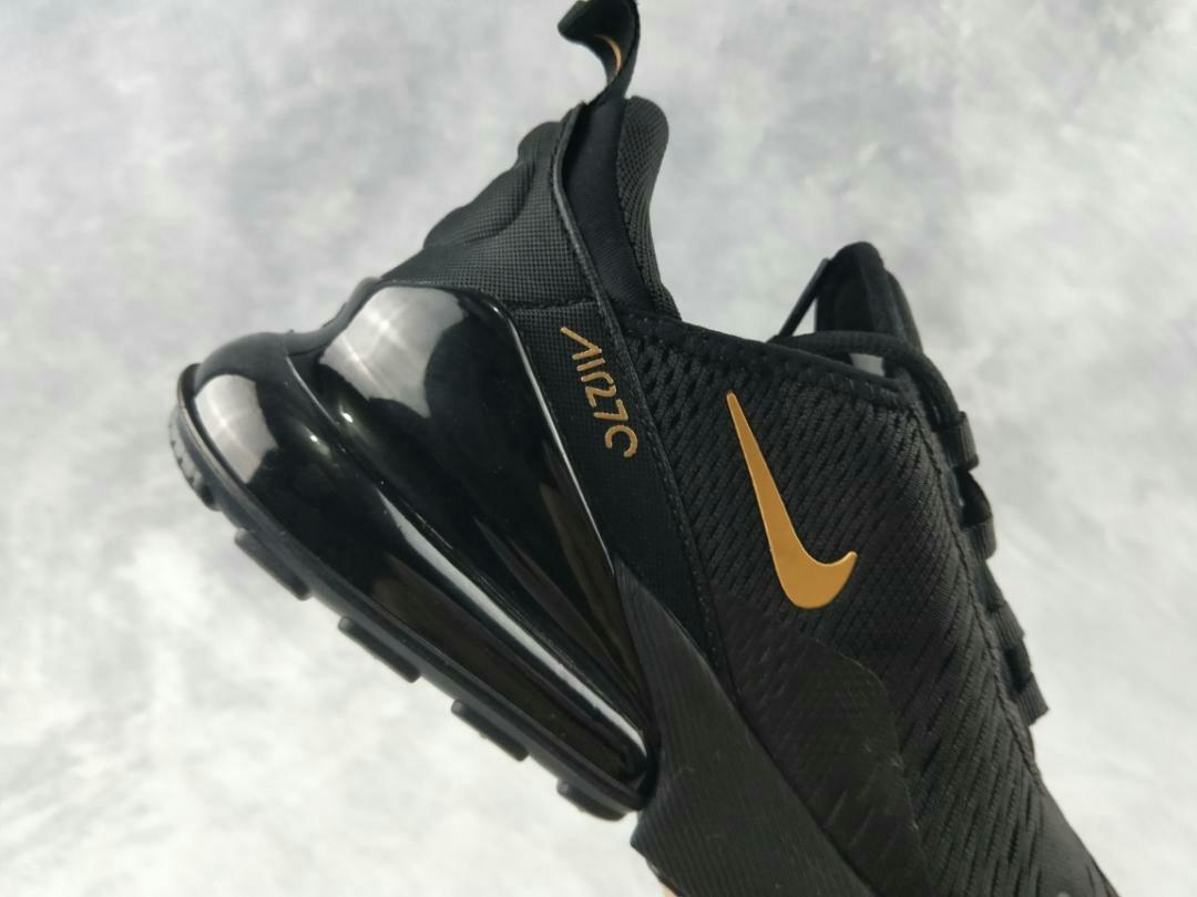 270 nike black and gold