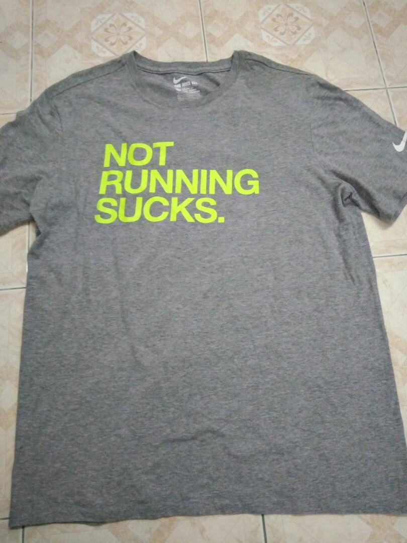 not running sucks tshirt