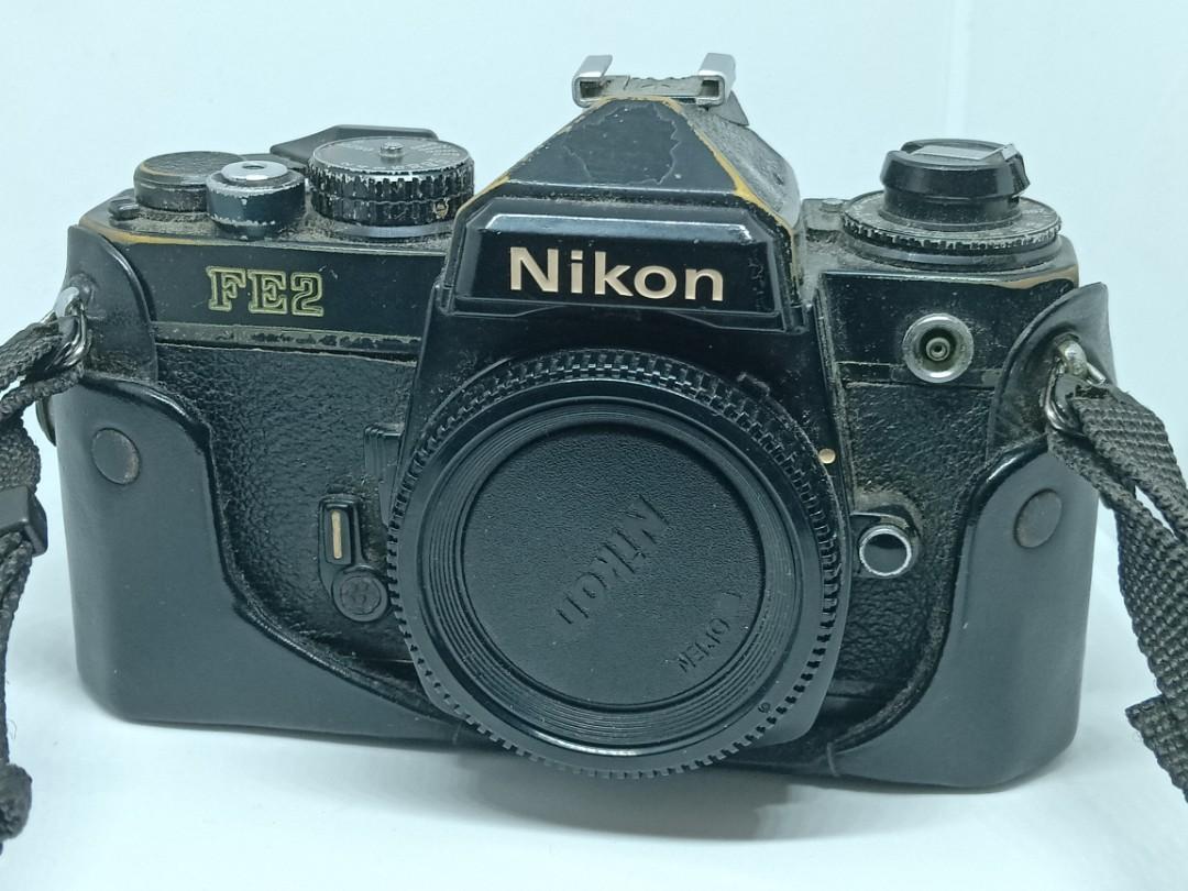 Nikon FE2 (Category: Cameras) located in Makati City. Submitted by pokwen (Listing ID 199233530, Image 1). Description: Works well on all speeds, light meter is still accurate. Issue stuck at 200 ISO Uptown mall foodcourt meetup only.