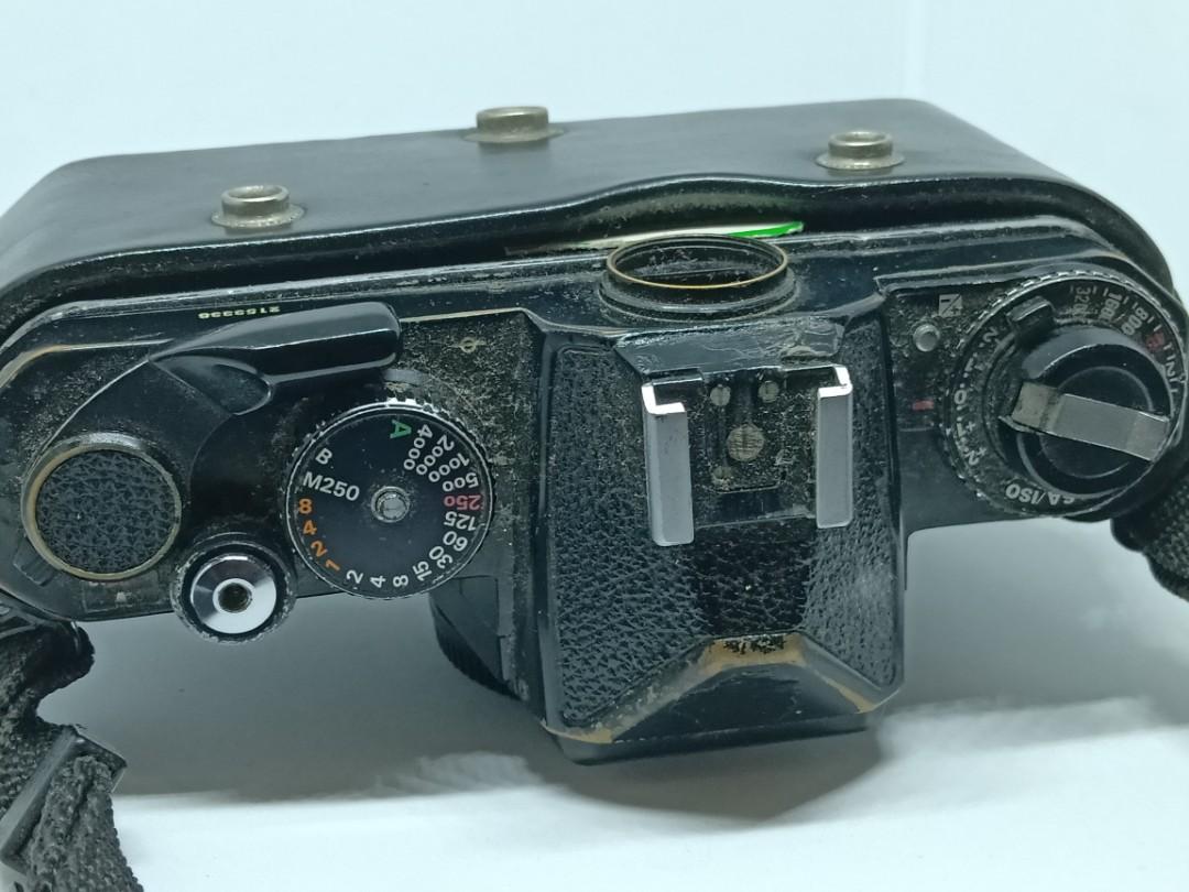 Nikon FE2 (Category: Cameras) located in Makati City. Submitted by pokwen (Listing ID 199233530, Image 2). Description: Works well on all speeds, light meter is still accurate. Issue stuck at 200 ISO Uptown mall foodcourt meetup only.
