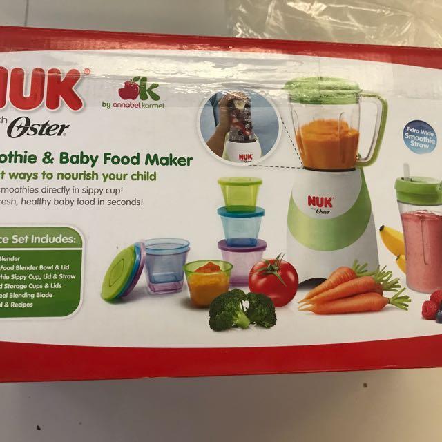 nuk smoothie and baby food maker