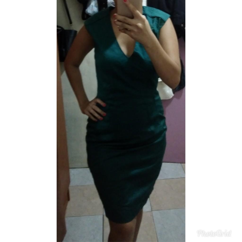 Office dress (Category: Dresses) located in Mandaluyong City. Submitted by marsell21 (Listing ID 199097698, Image 3). Description: Con: vguc need wash kasi natambak #cnysale.