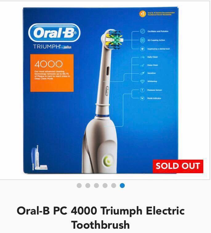 oral b triumph toothbrush