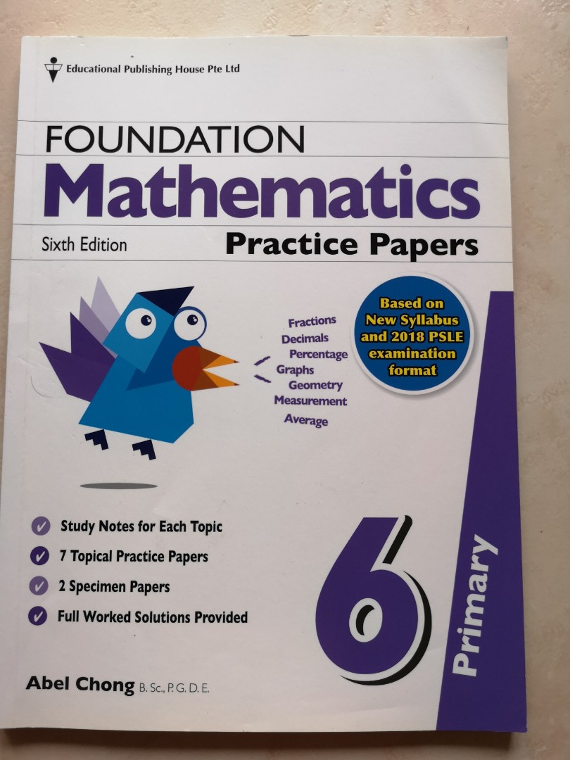 P6 math foundation practice papers, Hobbies & Toys, Books ...