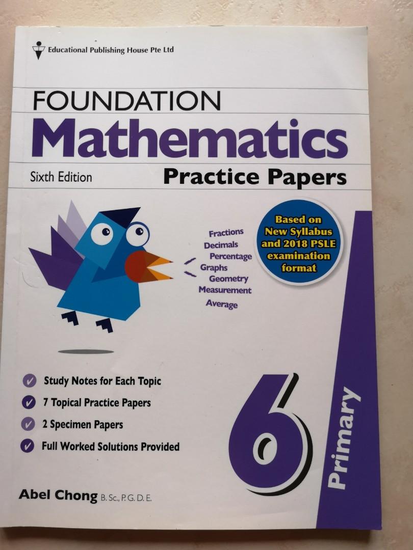 P6 math foundation practice papers, Hobbies & Toys, Books ...