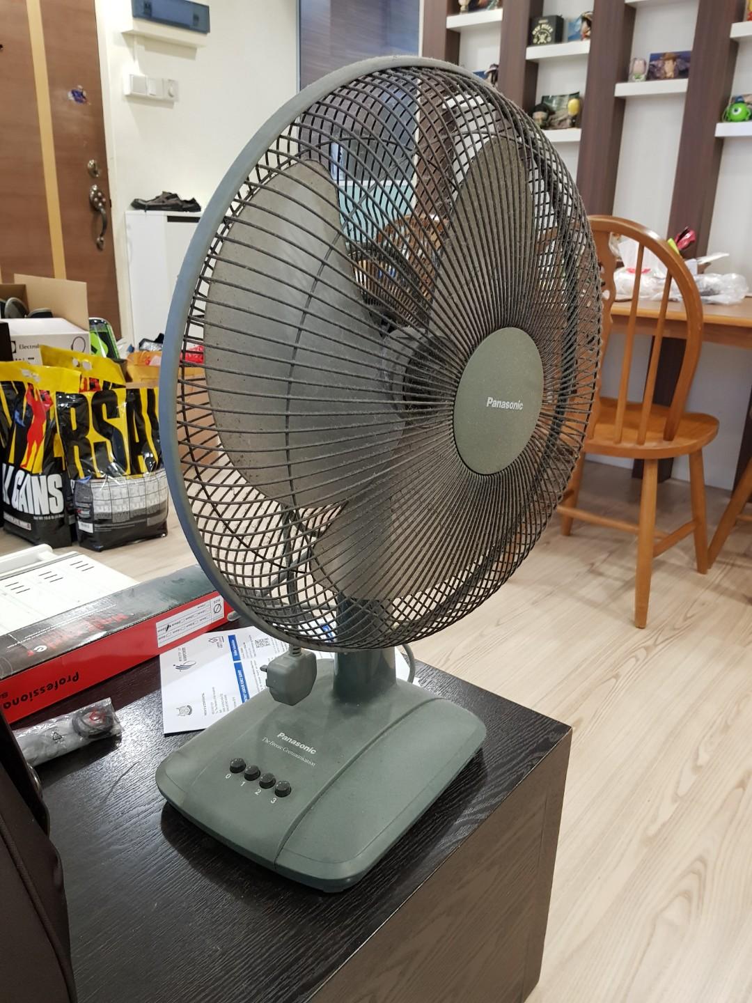 Panasonic F400CS table fan, Furniture & Home Living, Lighting & Fans