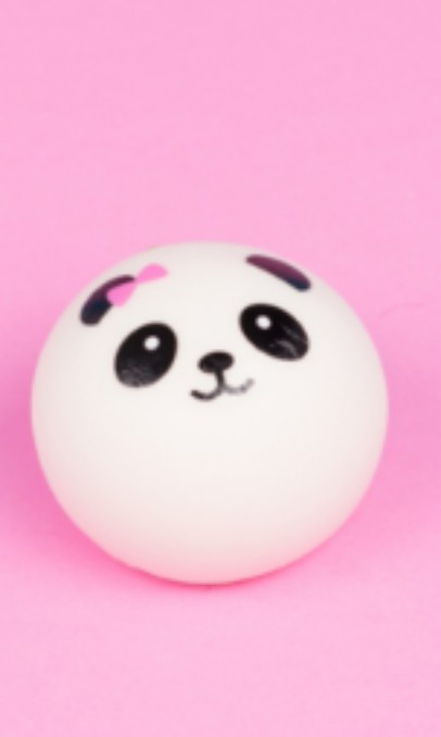 Pink panda squishy clearance