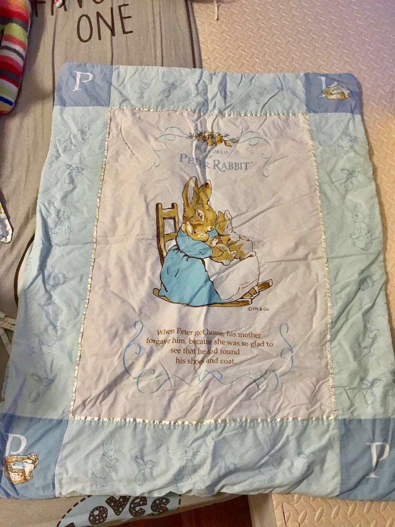 peter rabbit cot sheets
