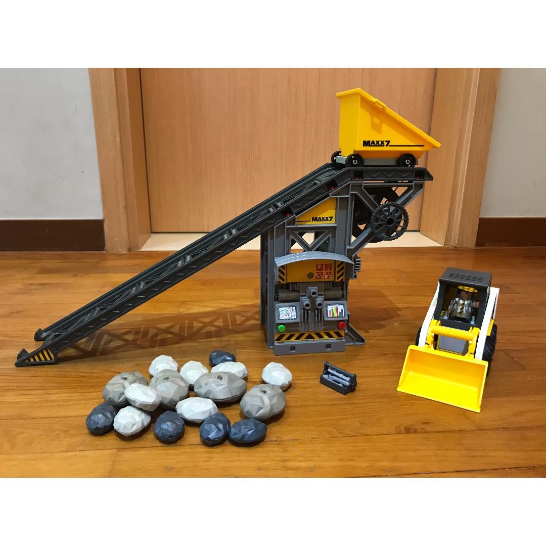 Playmobil 4041 Transport Set Conveyor with Mini Excavator, Hobbies & Toys, & Games on