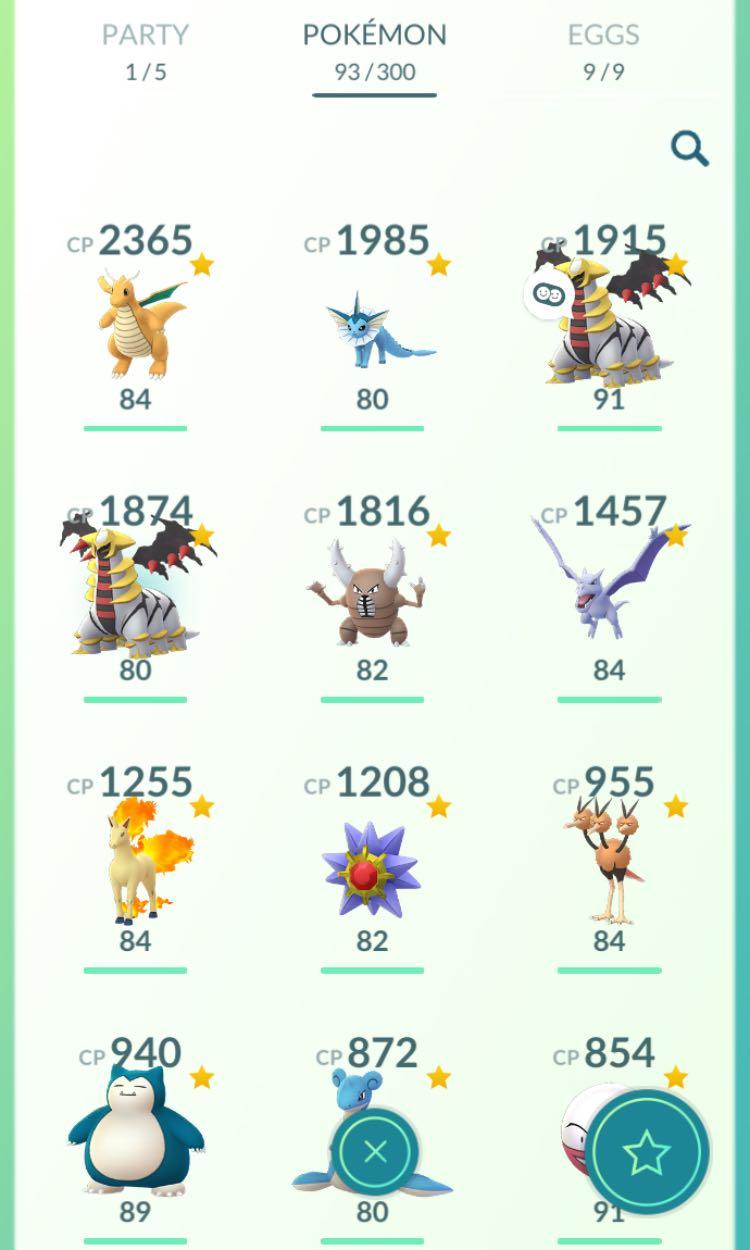 Pokemon Go High Iv Pokemon For Sale Video Gaming Gaming Accessories Game Gift Cards Accounts On Carousell