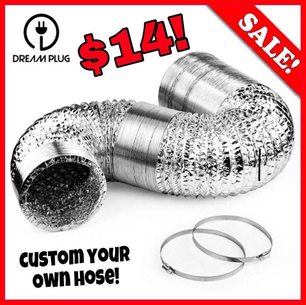 Promo Hose For Portable Aircon Dryer More Pipe Ac Airconditioner Aircooler Unit Duct Ventilation Foil Dryer Tube Portable Aircon Hose Cooker Tubing Flexible Ducting Exhaust Vent Pipe Trends Honeywell Europace Akira Tcl Sharp Sona Lg