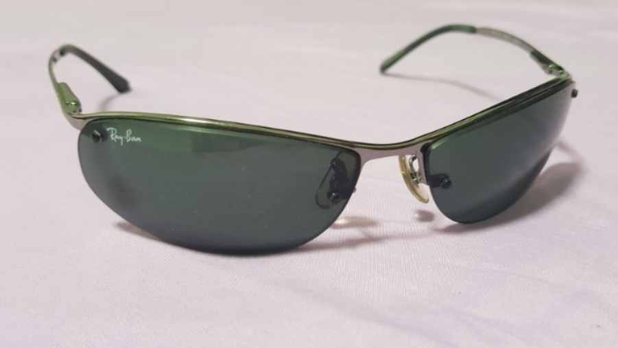 ray ban rb3179 top bar oval sunglasses
