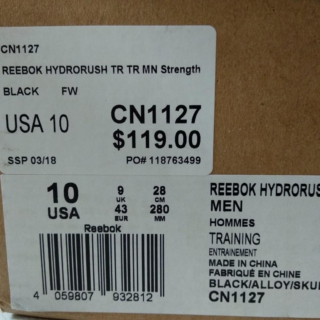 Reebok Hydrorush Training Shoe Men s Fashion Activewear on Carousell