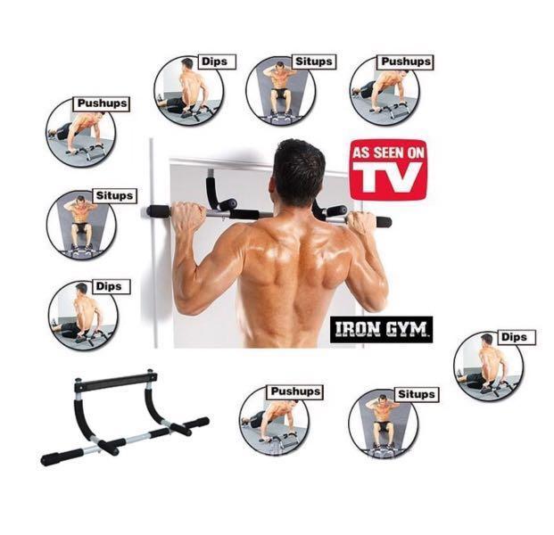 Doorway pull up shop bar iron gym