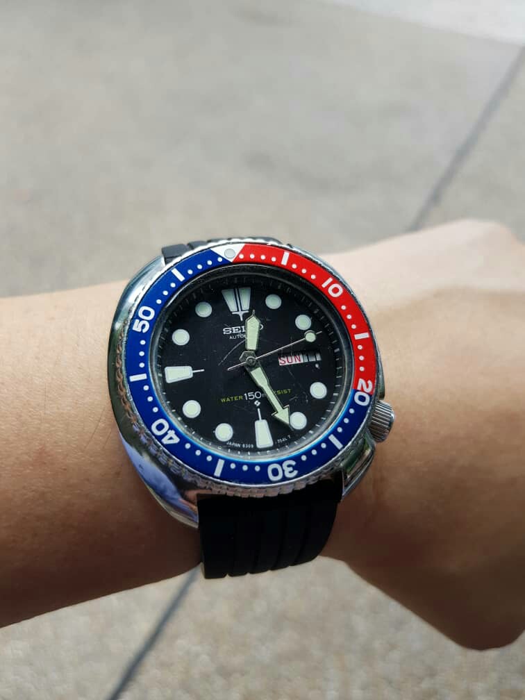 Seiko Automatic 6309-7290 (Rare Turtle Pepsi), Men's Fashion, Watches &  Accessories, Watches on Carousell