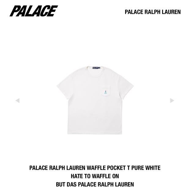 Palace Ralph Lauren Waffle Pocket Tee Pure White