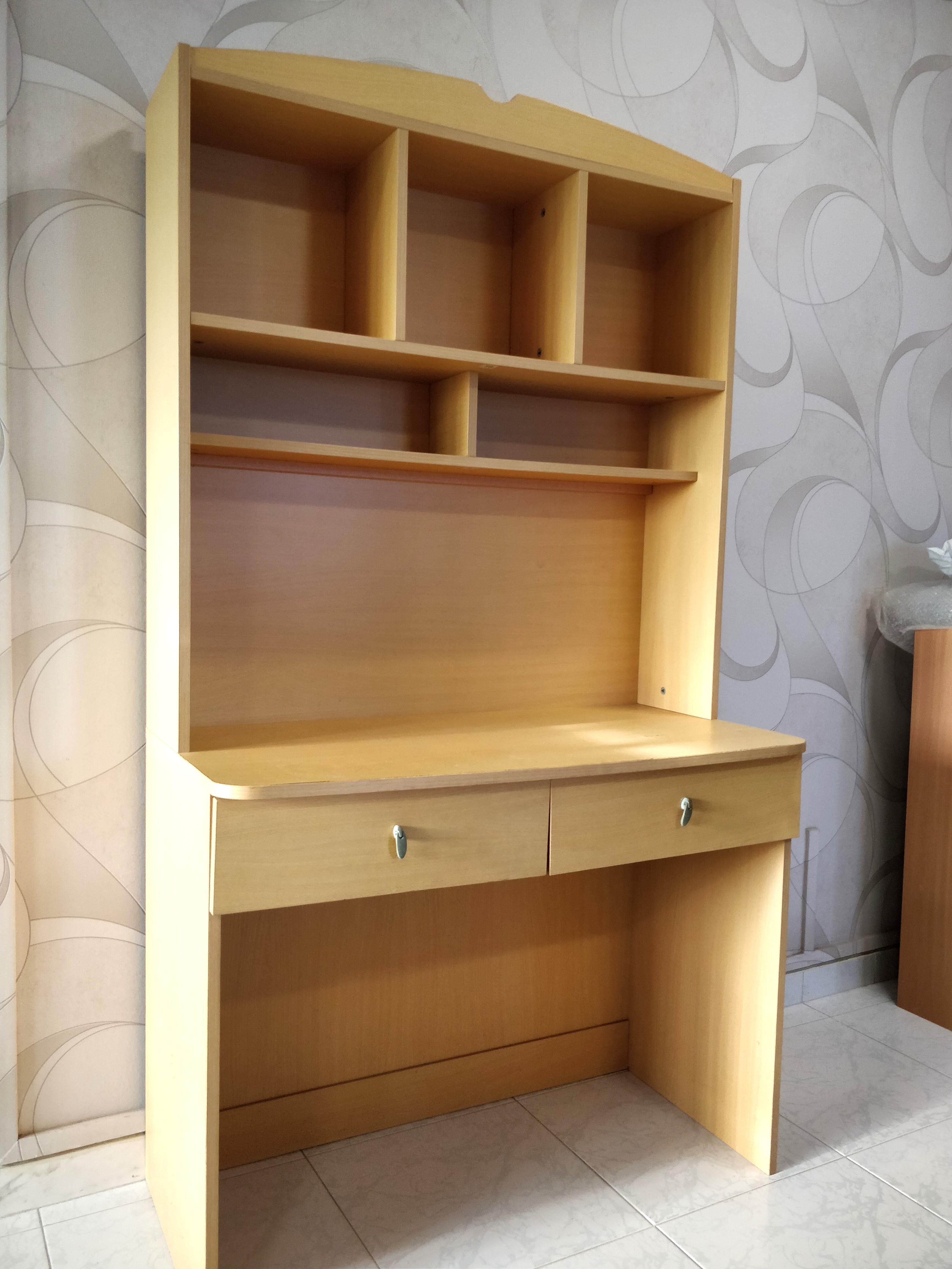 Study Table Desk With Storage Furniture Tables Chairs On Carousell