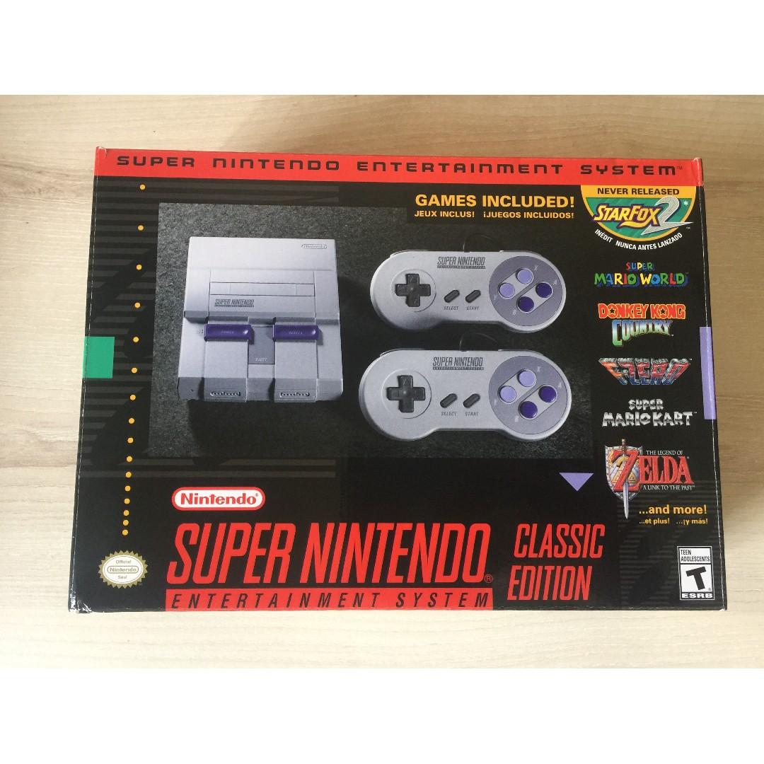 Super Nintendo Entertainment System Classic Edition Toys Games Video Gaming Consoles On Carousell