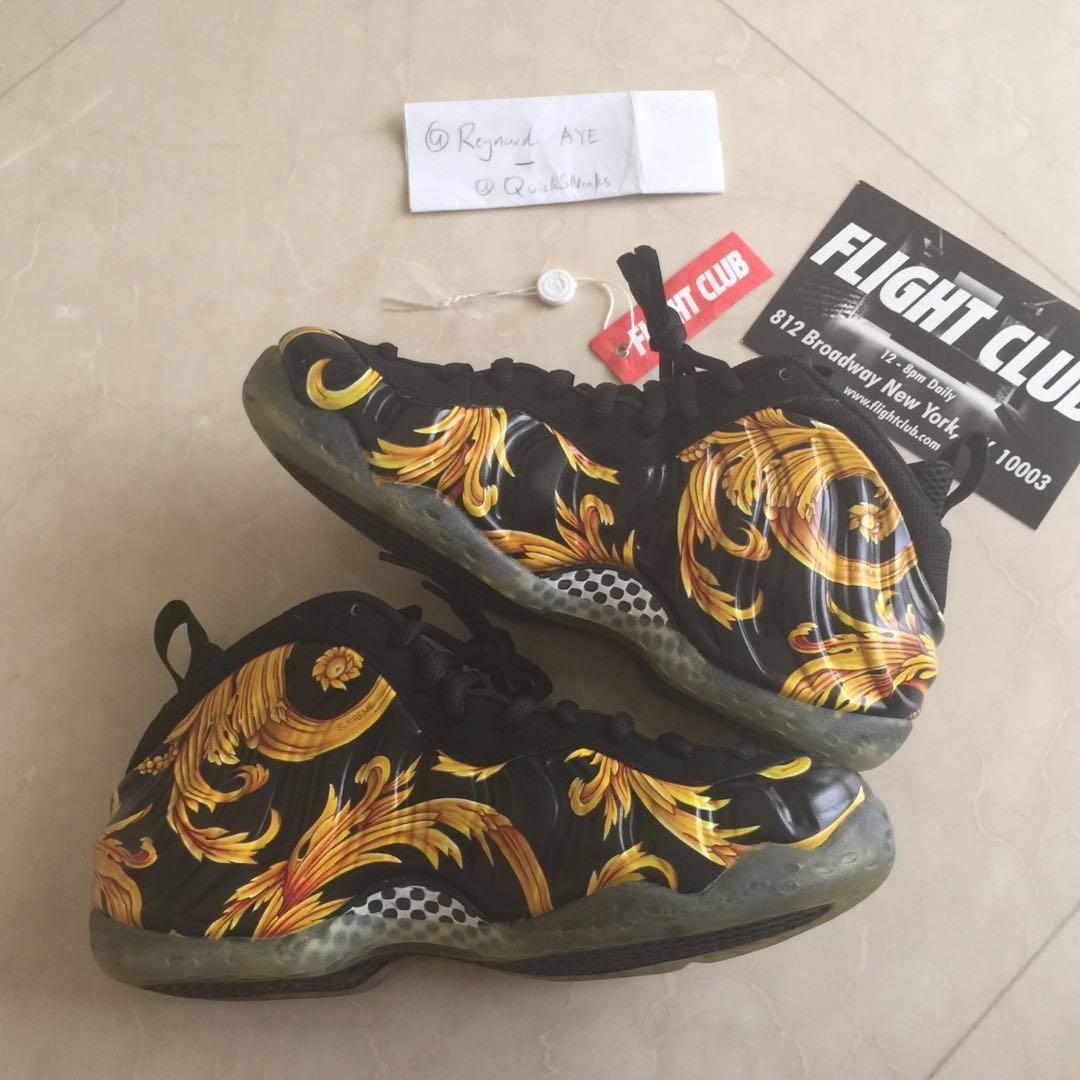 Air foamposite one supreme on sale black