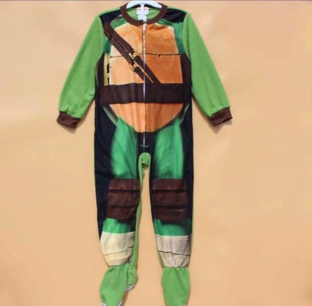 Ninja turtle footie 2025 pajamas