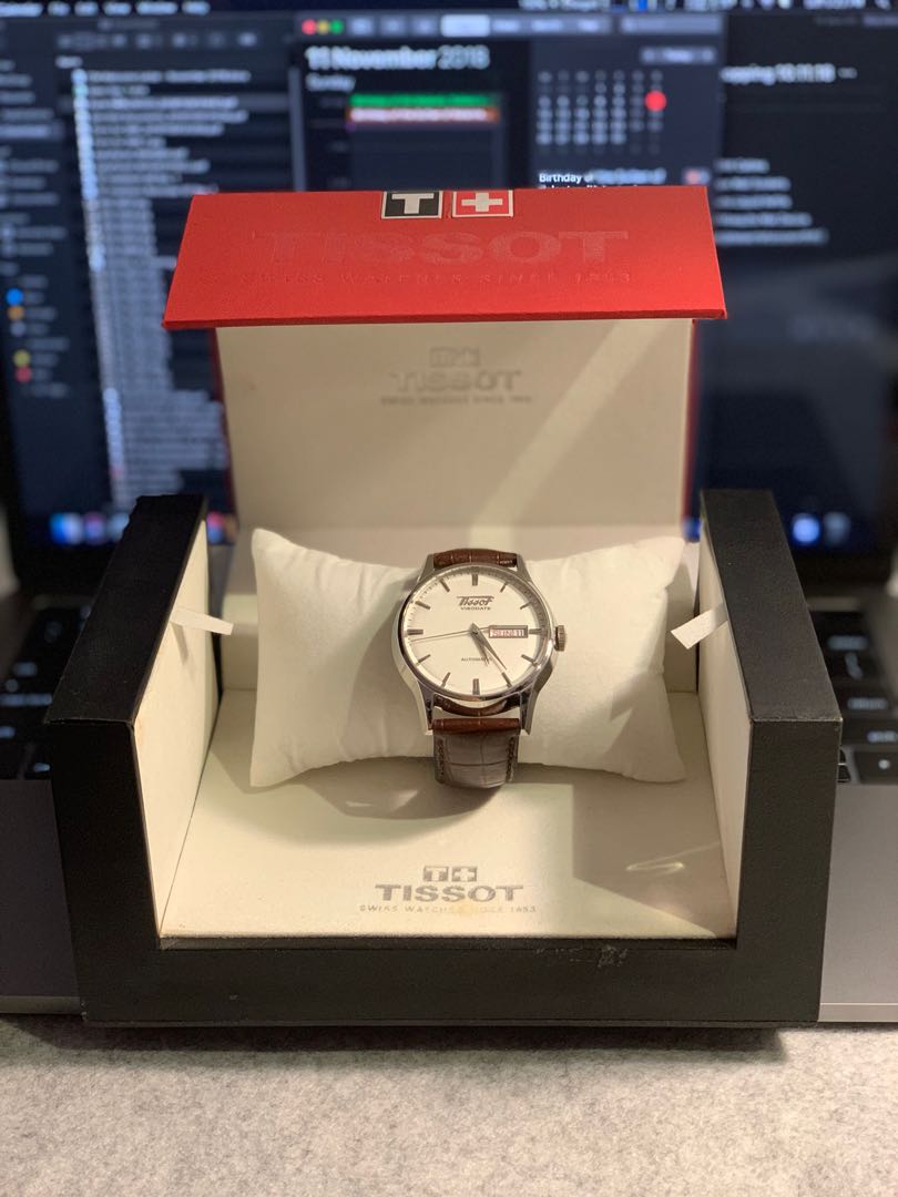 Tissot Visodate Automatic Watch 100 Original Authorized Malaysia Set