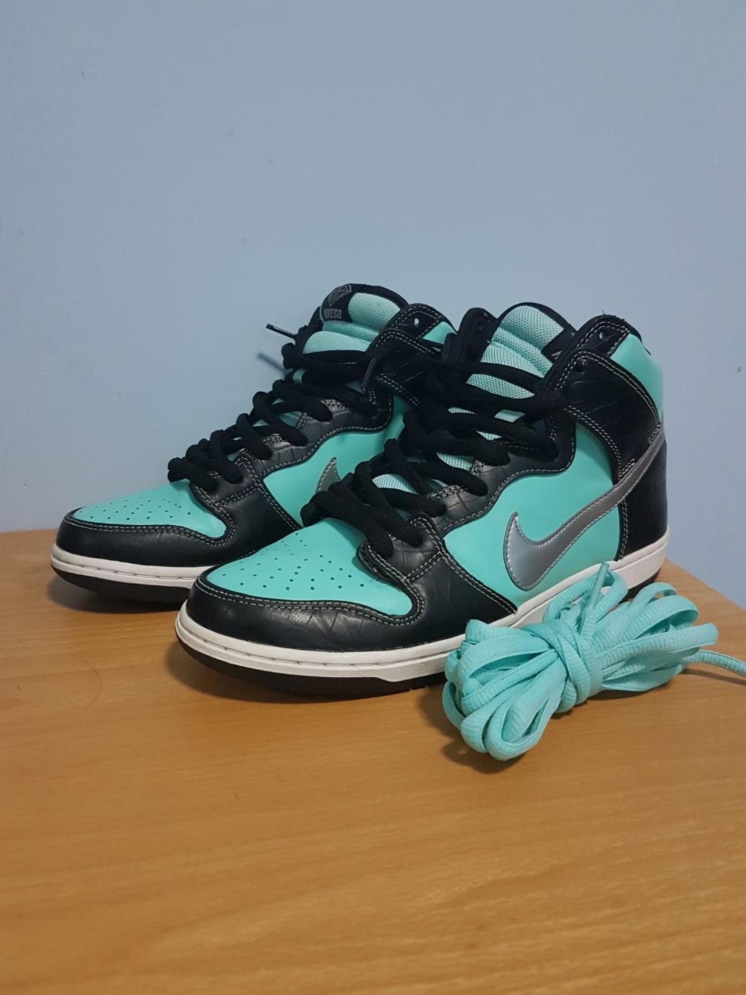 nike dunk high diamond