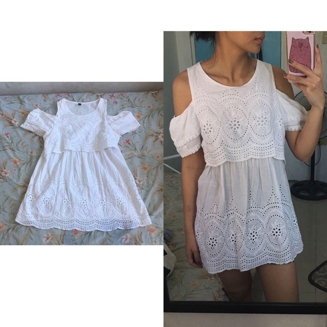 white beach clothing