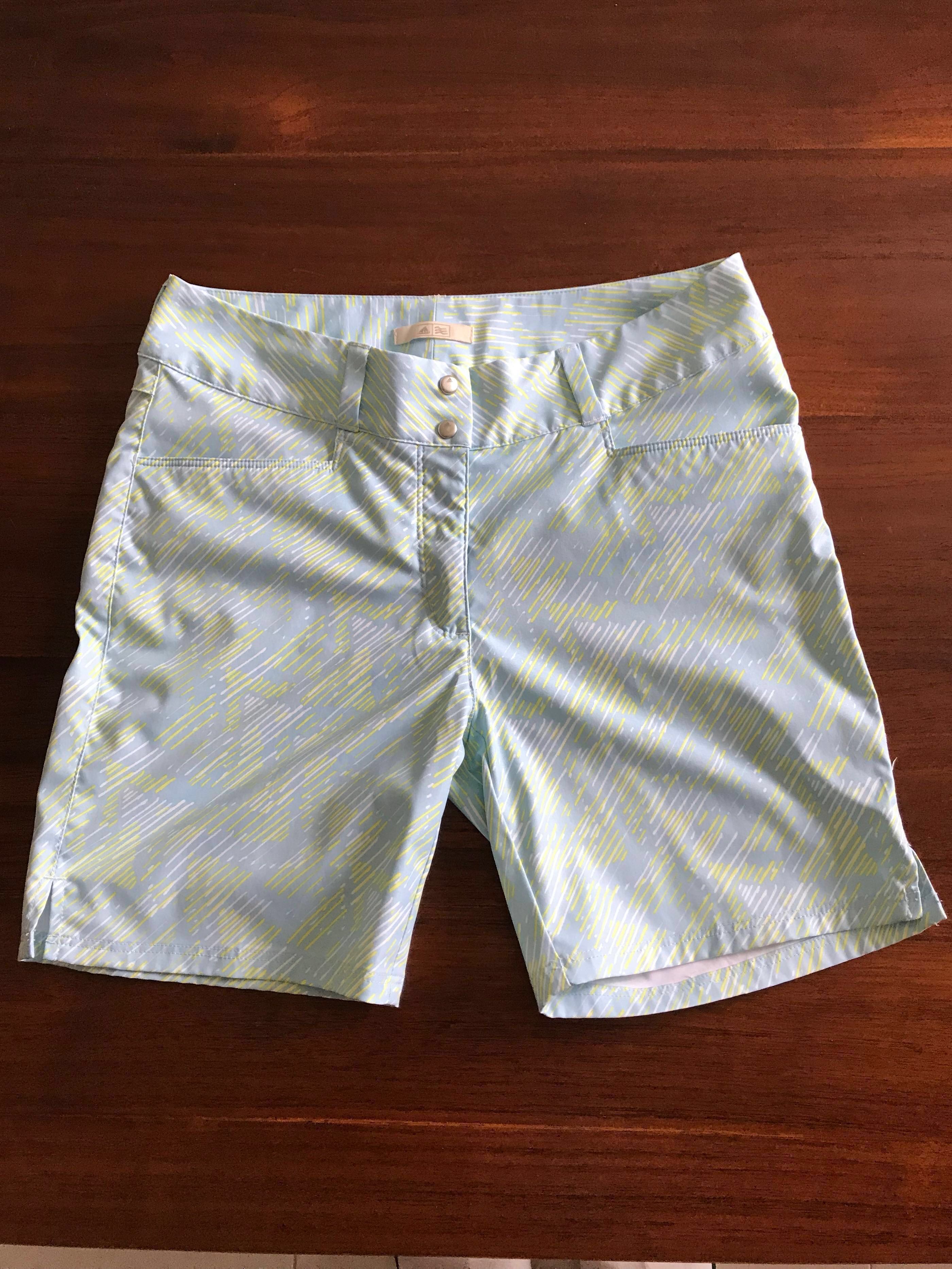 adidas green golf shorts
